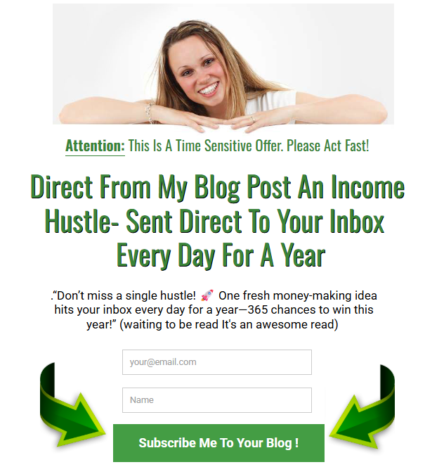 Blog Post Optin Form